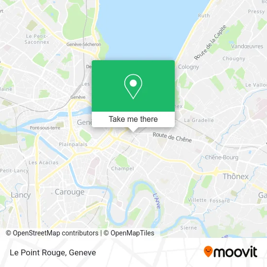 Le Point Rouge map