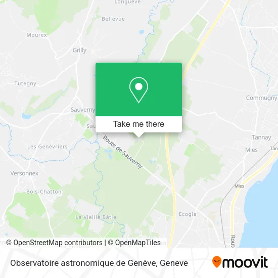 Observatoire astronomique de Genève map