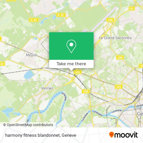 harmony fitness blandonnet map
