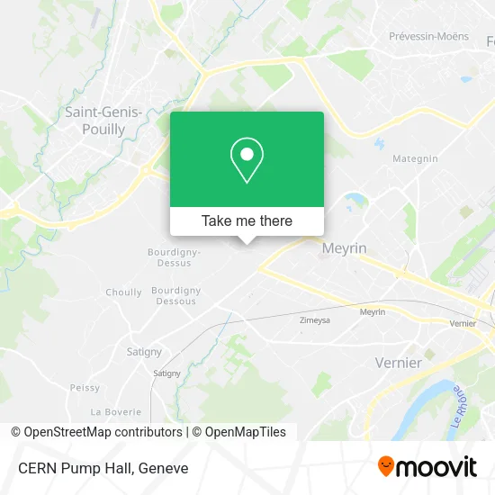 CERN Pump Hall map