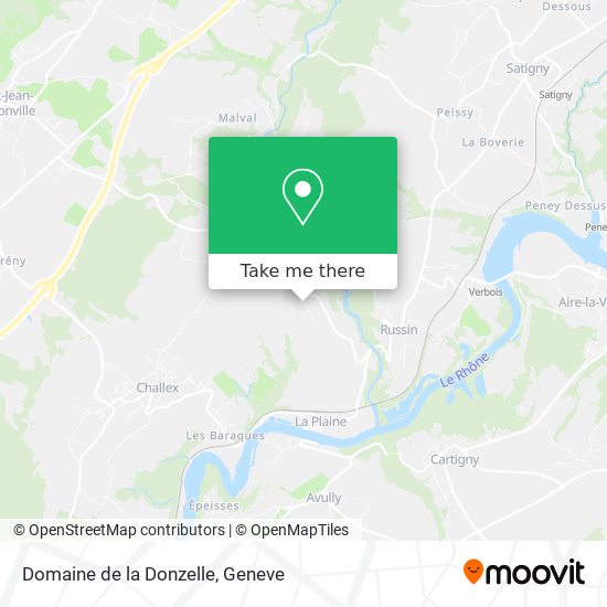 Domaine de la Donzelle map