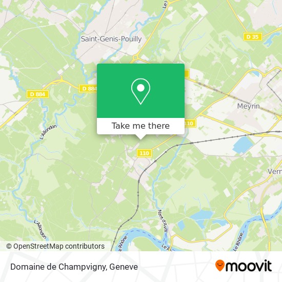 Domaine de Champvigny Karte