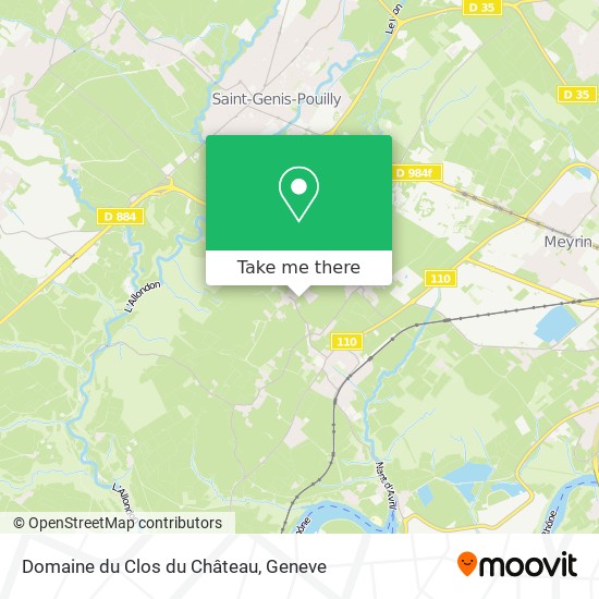 Domaine du Clos du Château Karte
