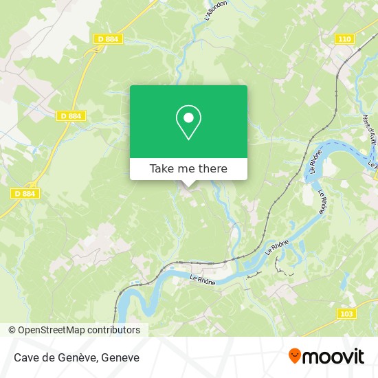 Cave de Genève map