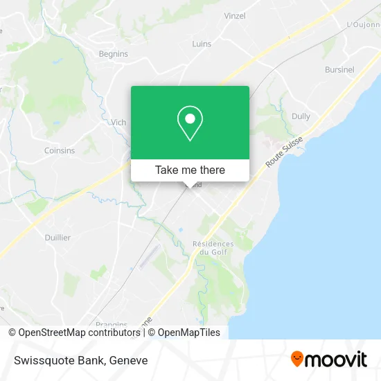 Swissquote Bank map