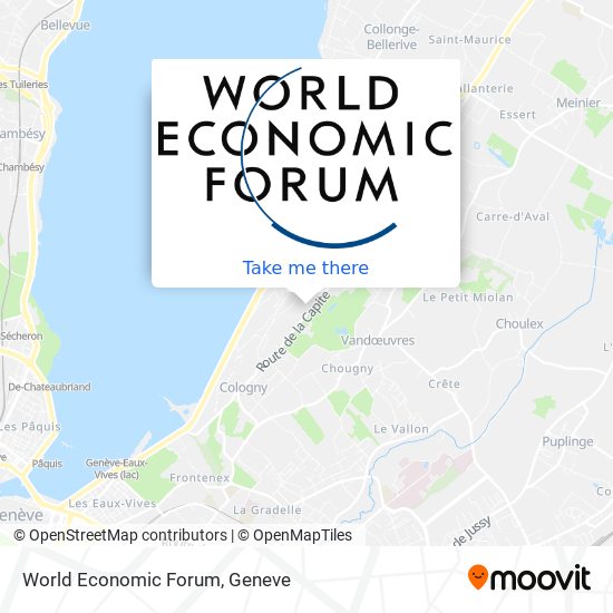 World Economic Forum map
