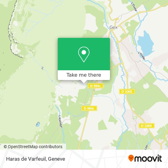 Haras de Varfeuil map