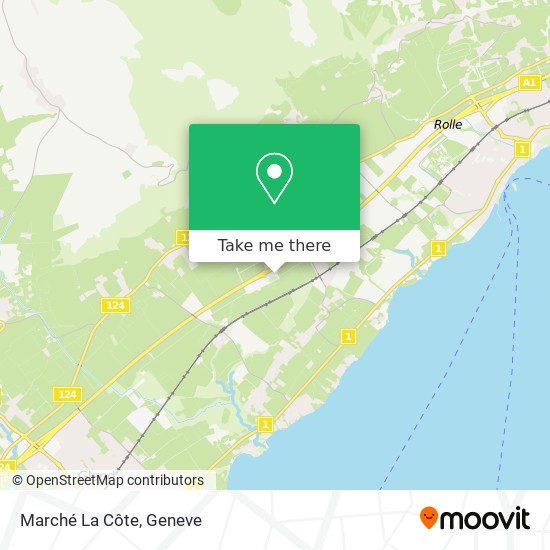Marché La Côte map