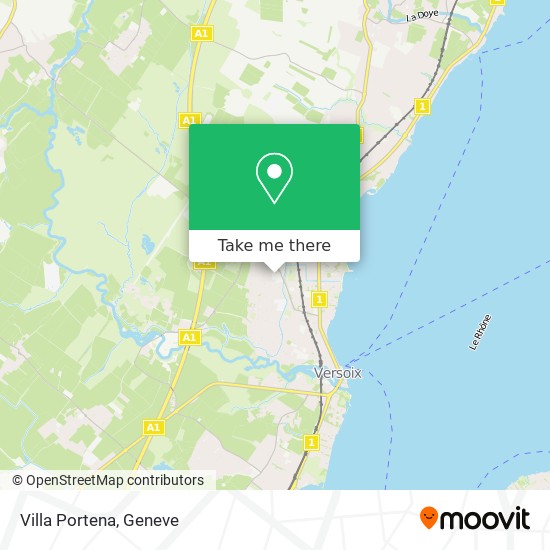 Villa Portena map