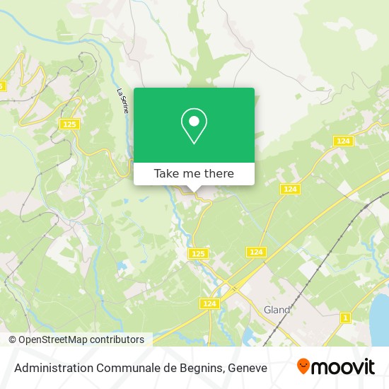 Administration Communale de Begnins map