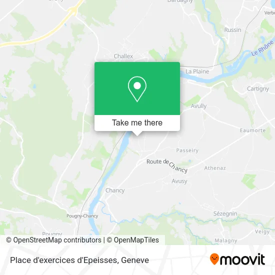 Place d'exercices d'Epeisses map