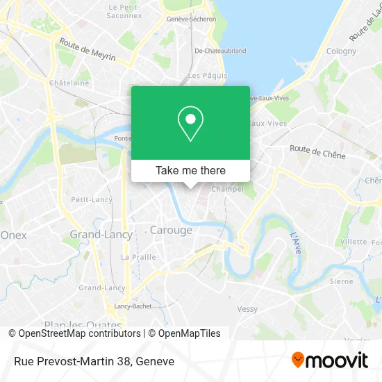 Rue Prevost-Martin 38 map