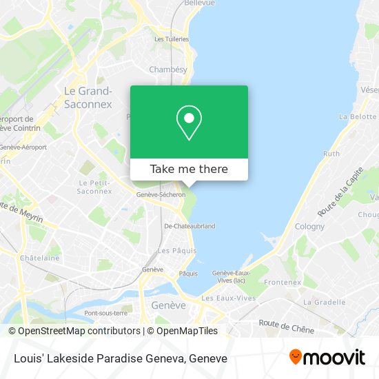 Louis' Lakeside Paradise Geneva map