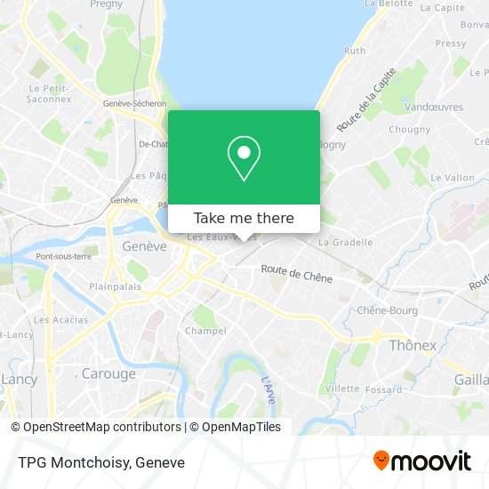 TPG Montchoisy map