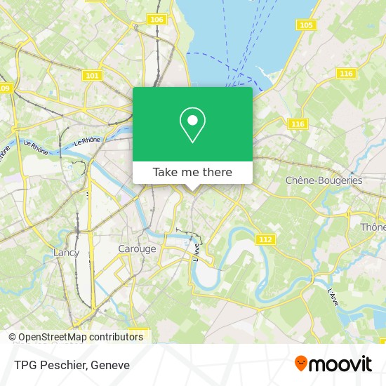 TPG Peschier map
