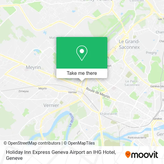 Holiday Inn Express Geneva Airport an IHG Hotel map