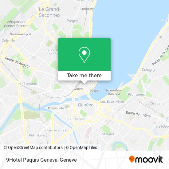 9Hotel Paquis Geneva map