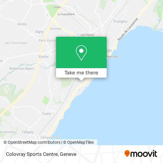 Colovray Sports Centre map