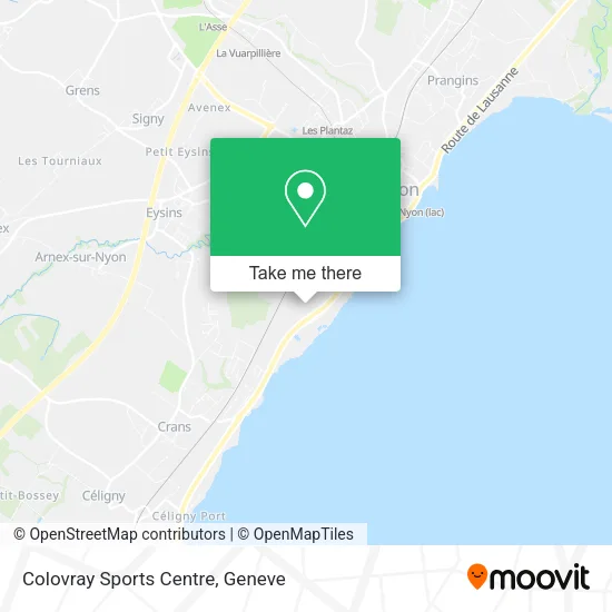 Colovray Sports Centre map