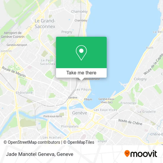 Jade Manotel Geneva map
