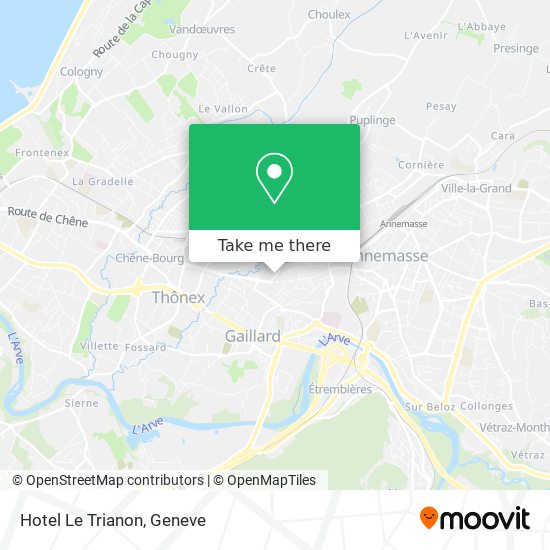 Hotel Le Trianon map
