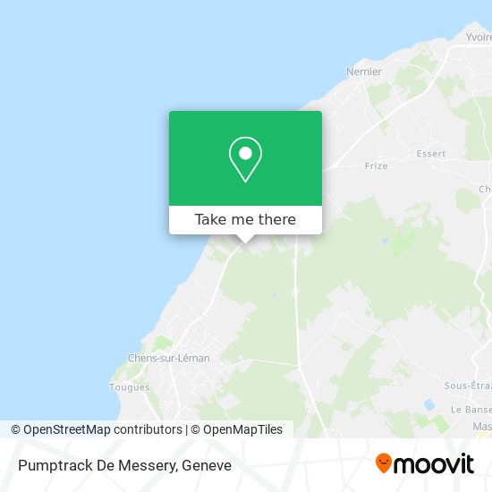 Pumptrack De Messery map