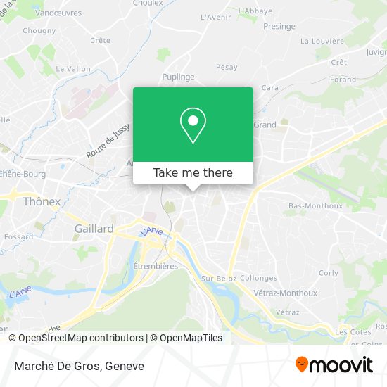 Marché De Gros map