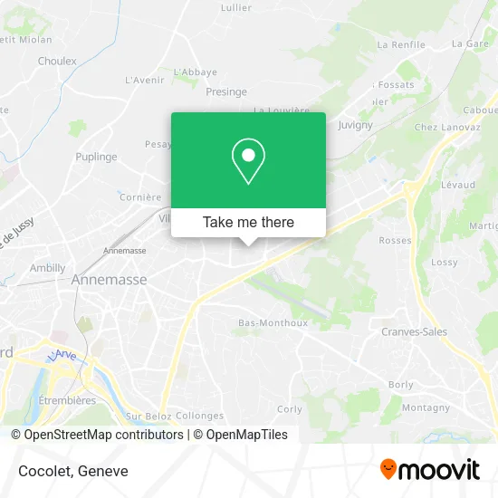 Cocolet map