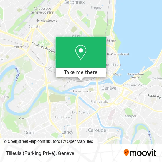 Tilleuls (Parking Privé) map