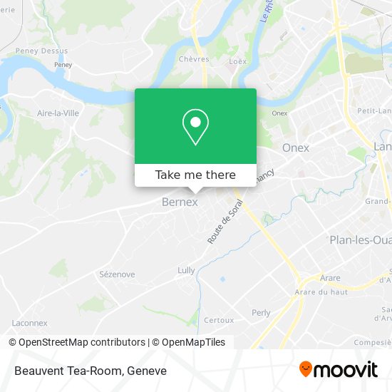 Beauvent Tea-Room Karte