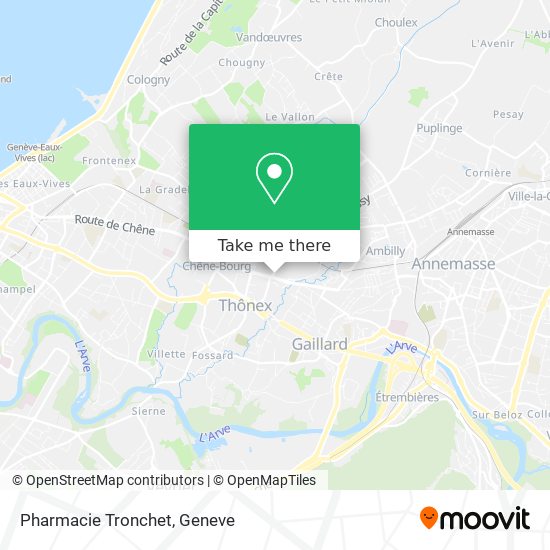 Pharmacie Tronchet map