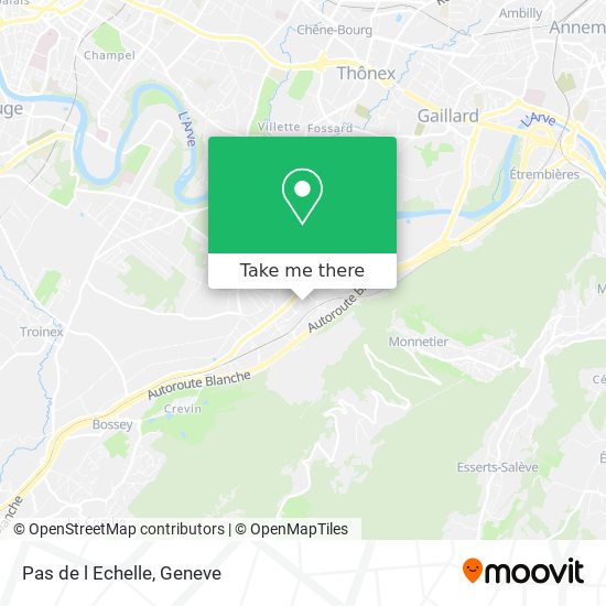 Pas de l Echelle map