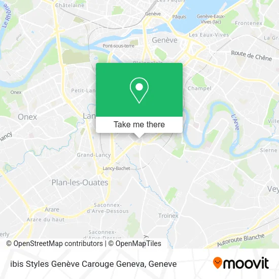 ibis Styles Genève Carouge Geneva map