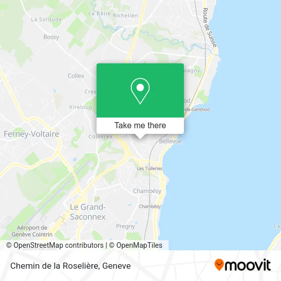 Chemin de la Roselière map