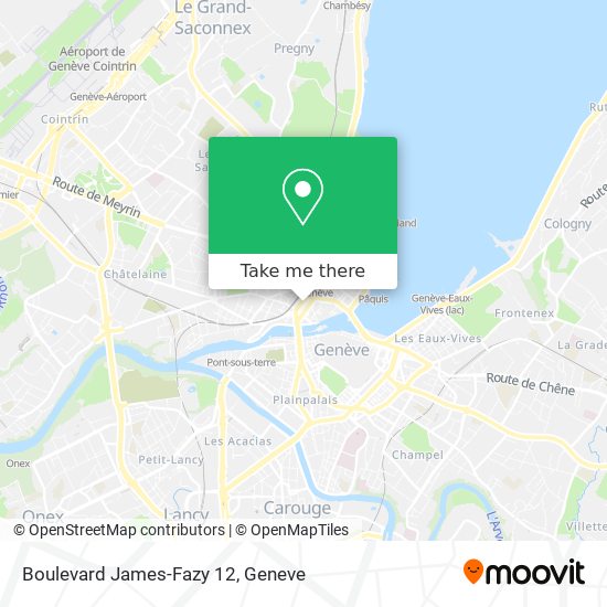 Boulevard James-Fazy 12 Karte