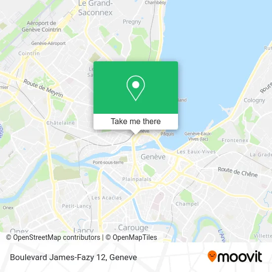 Boulevard James-Fazy 12 map
