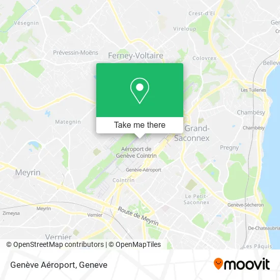 Genève Aéroport map