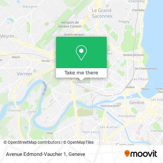 Avenue Edmond-Vaucher 1 map