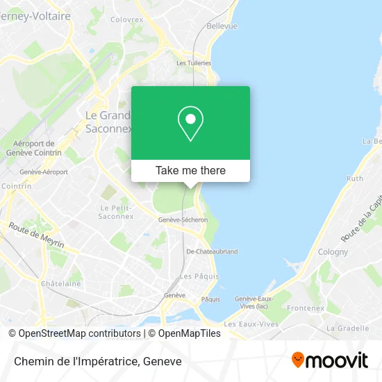 Chemin de l'Impératrice map