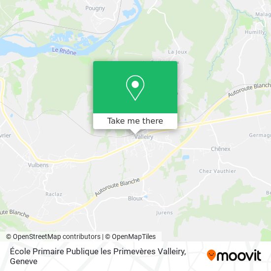 École Primaire Publique les Primevères Valleiry map