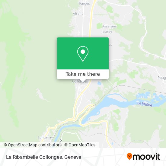 La Ribambelle Collonges map
