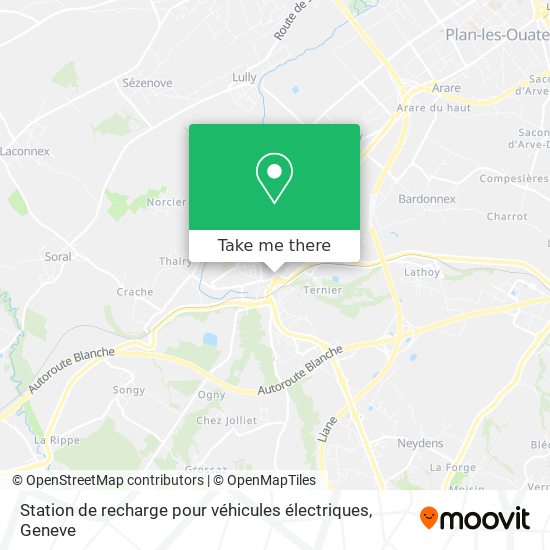 Station de recharge pour véhicules électriques Karte