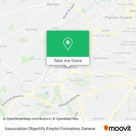 Association Objectifs Emploi Formation map