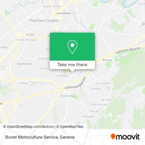 Bovet Motoculture Service Karte