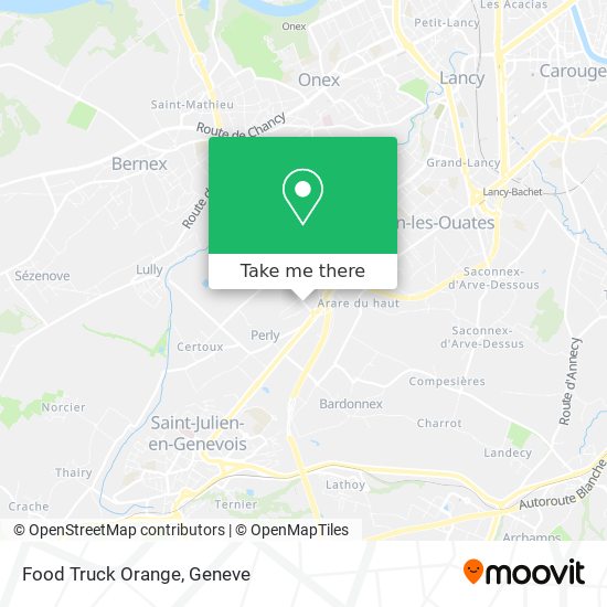 Food Truck Orange map