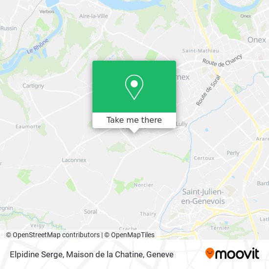 Elpidine Serge, Maison de la Chatine map