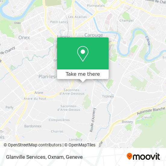 Glanville Services, Oxnam map