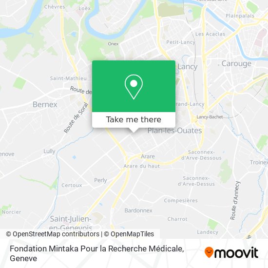 Fondation Mintaka Pour la Recherche Médicale map