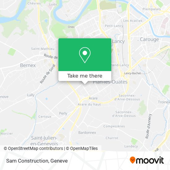 Sam Construction map