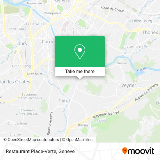Restaurant Place-Verte map